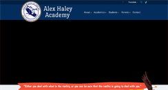 Desktop Screenshot of alexhaleyacademy.com